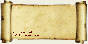 Jovana Radojković vizit kartica